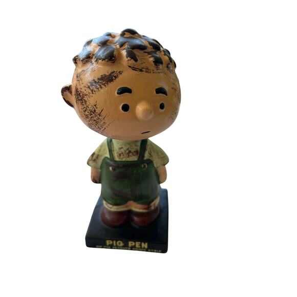 Vintage 1960’s Pig Pen Bobblehead Nodder Of The Peanuts Comic Lego - Picture 1 of 4